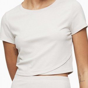 CK ribbed crop top
